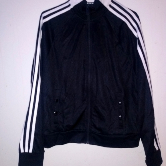Adidas lg zip up track suit jacket - Picture 1 of 3